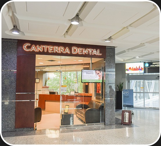 Clinic Entrance | Canterra Dental Centre | Downtown Calgary | General and Family Dentist